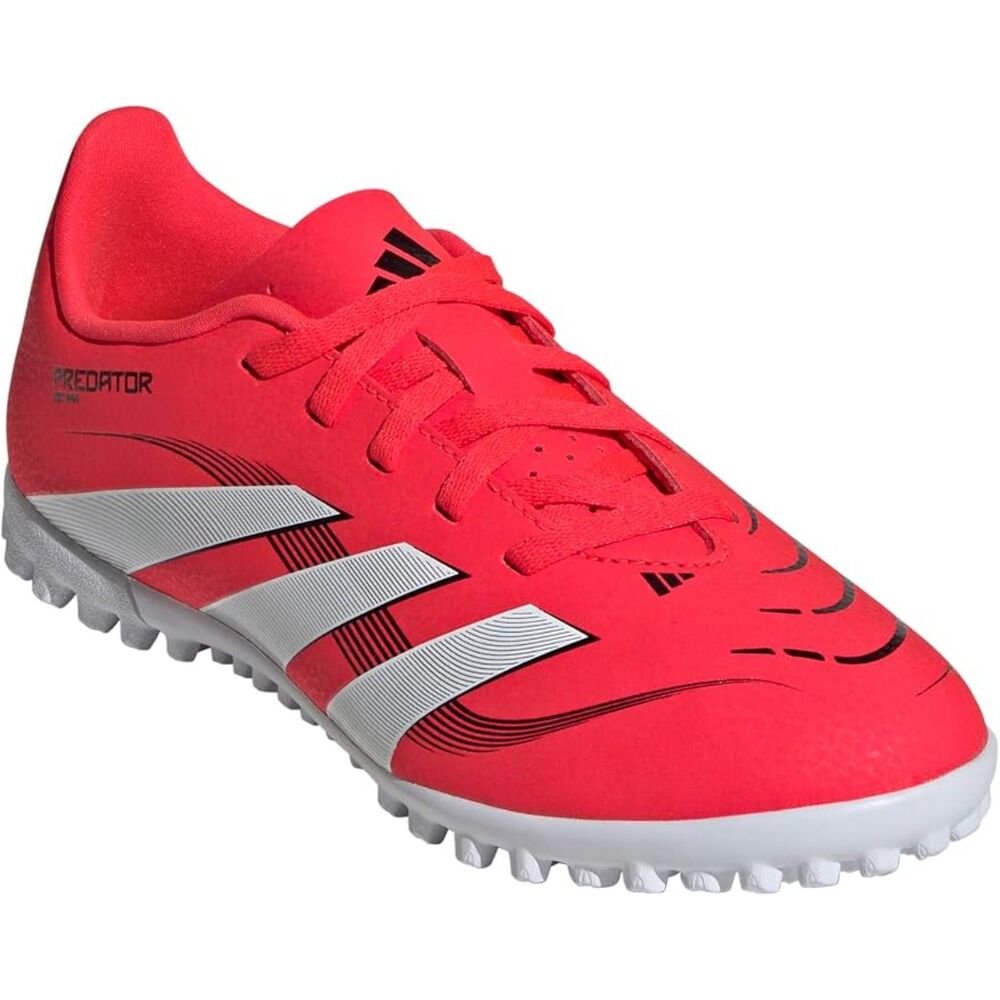 Adidas Predator Club TF Turf Soccer Shoe Cleat Red White Futsal Youth Kid Size 4